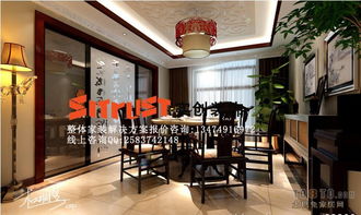 180㎡中式現(xiàn)代四居及以上裝修案例 效果圖 土巴兔裝修網(wǎng)