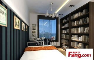 天津龍居花園歐美風(fēng)情二居室裝修效果圖 86平米4萬(wàn)裝修設(shè)計(jì)案例 天津房天下家居裝修網(wǎng)